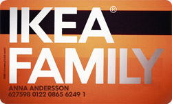 IKEA FAMILY card